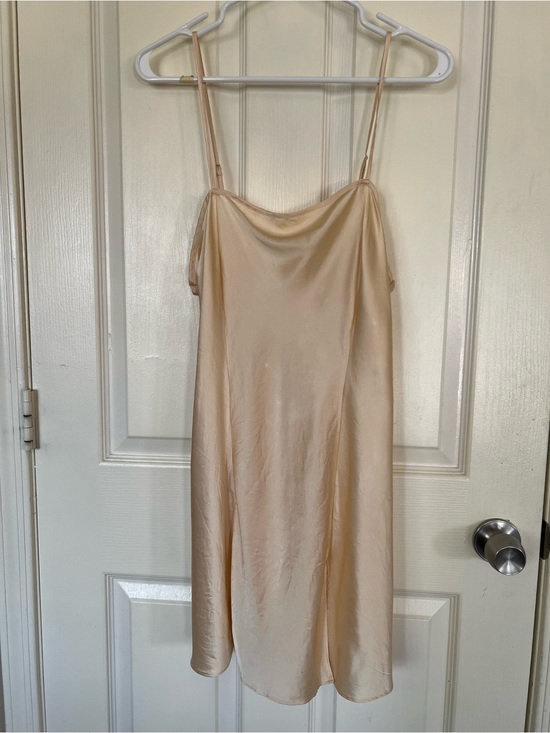 Victoria's Secret Other - Vintage 1997 Victoria’s Secret 100% Silk Slip Dress L Ivory Champagne